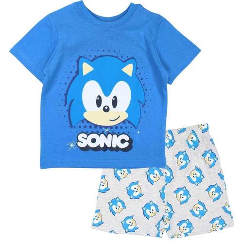 Sonic Shortama - Maat 98 - 104 - 110 - 116, Kinderen en Baby's, Kinderkleding | Maat 110, Nieuw, Jongen, Nacht- of Onderkleding