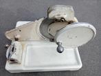 Snijmachine & vleessnijmachine in emaille., Antiquités & Art, Antiquités | Outils & Instruments, Enlèvement ou Envoi