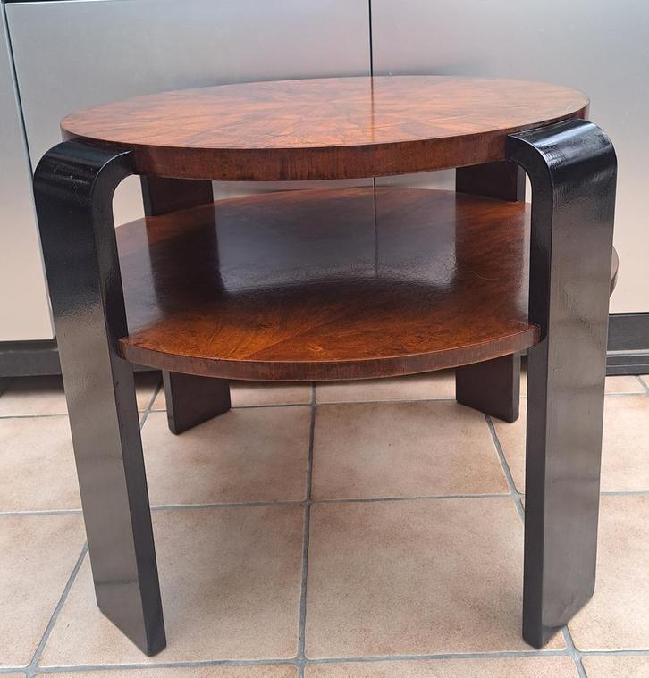 art deco salontafel wortelnotenhout jaren 30/40, Antiek en Kunst, Antiek | Meubels | Tafels, Ophalen