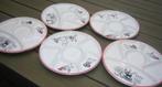 5 borden voor tapas of hapjes, Huis en Inrichting, Ophalen of Verzenden, Zo goed als nieuw, Bord(en)