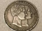 5 francs 1853 Leopold I Huwelijk zilver, Postzegels en Munten, Munten | België, Ophalen of Verzenden, Zilver, Zilver
