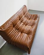 Ligne Roset Togo 3 places en cuir, 150 à 200 cm, Comme neuf, Banc droit, Enlèvement