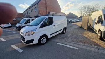 FORD TRANSIT CUSTOM 2.2 TDCI 125PK TEL 0491/873/914, Autos, 90 kW, Euro 5, Achat, 4 portes