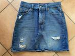 Levi's W26 blauwe jeansrok washed voorgescheurde pre-used, Kleding | Dames, Rokken, Maat 34 (XS) of kleiner, Gedragen, Levi's