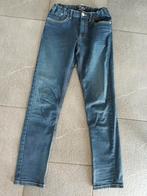 Blauwe, mooie jeansbroek maat 164 met verstelbare taille, Ophalen of Verzenden, Zo goed als nieuw