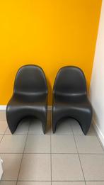2x panton stoel zwart, Huis en Inrichting, Ophalen, Zo goed als nieuw, Zwart, Twee