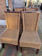 Eetkamerstoelen rotan, Ophalen, Riet of Rotan, Gebruikt, Bruin