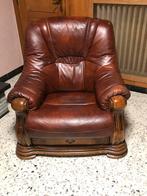 Vintage lederen salon, Ophalen, Gebruikt