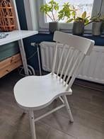 4 witte stoelen Ikea, Maison & Meubles, Chaises, Comme neuf, Quatre, Bois, Enlèvement