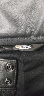 Pantalon moto cuir Furygan Noir/Rouge + Sliders Taille 48, Motos, Enlèvement