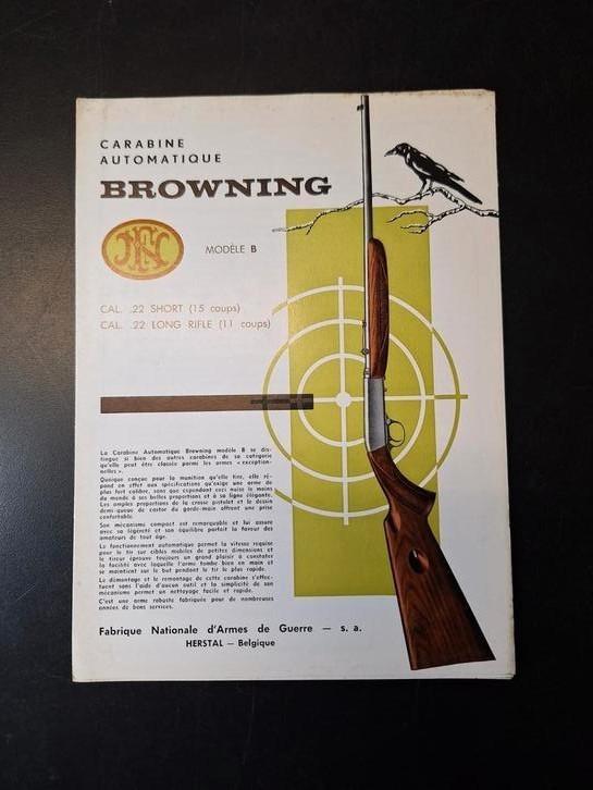 FN Herstal 1959 Browning Karabijn long rifle model. B, Verzamelen, Militaria | Algemeen, Ophalen of Verzenden