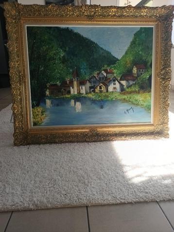 Mooi groot schilderij / Perfecte staat/  beschikbaar voor biedingen