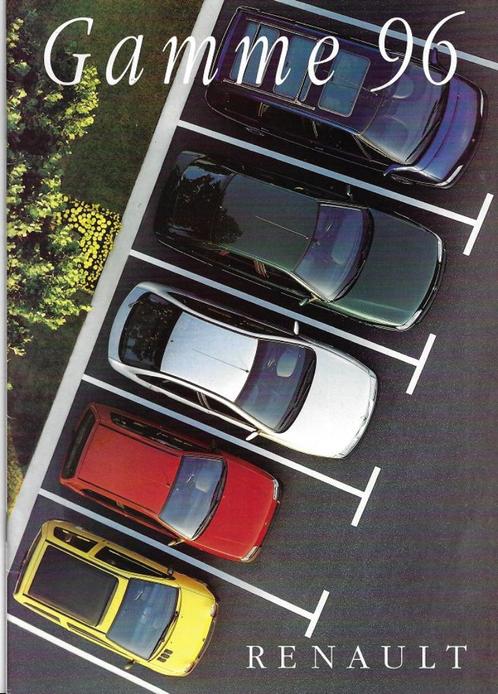 Renault gamme 1996 brochure, Boeken, Auto's | Folders en Tijdschriften, Zo goed als nieuw, Renault, Verzenden