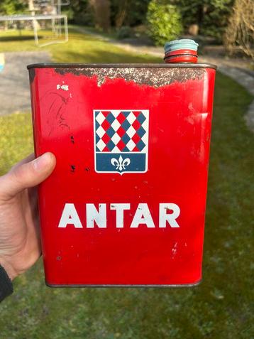 Bidon d’huile olieblik olie blik oil can Antar mancave  beschikbaar voor biedingen