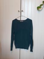 Dunne turkooise trui met V-hals en lange mouwen, Blauw, Zara, Gedragen, Ophalen