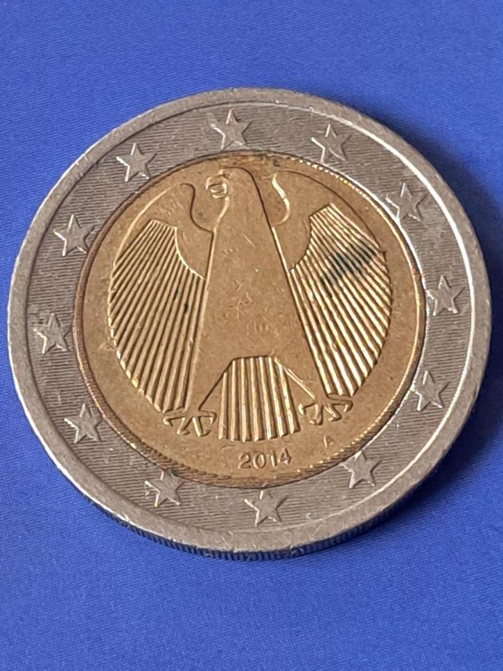 2014 A Allemagne 2 euros Berlin, rare, Timbres & Monnaies, Monnaies | Europe | Monnaies euro, Monnaie en vrac, 2 euros, Allemagne