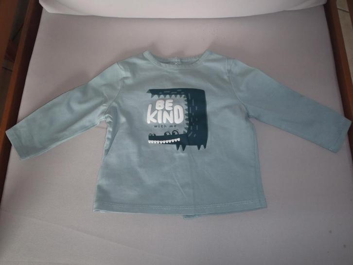 t-shirt longues manches taille 68, Enfants & Bébés, Vêtements de bébé | Taille 68, Comme neuf, Garçon, Autres types, Enlèvement