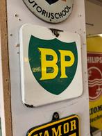 BP emaille reclamebordje, Verzamelen, Ophalen of Verzenden, Gebruikt, Reclamebord