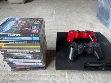 Playstation 3 met 2 controllers en vele spelletjes -100 euro