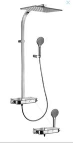 Douchepaal met thermostaatkraan, Doe-het-zelf en Bouw, Sanitair, Ophalen, Nieuw, Chroom, Douche