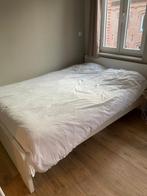 Wit bed IKEA 140 x 200, Huis en Inrichting, Slaapkamer | Complete slaapkamers, Ophalen, Zo goed als nieuw