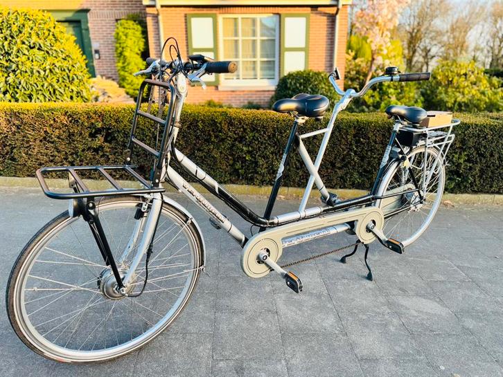 Tandemfiets Venturelli – Belgische kwaliteit, perfect staat, Fietsen en Brommers, Fietsen | Tandems, Zo goed als nieuw, Meer dan 20 versnellingen