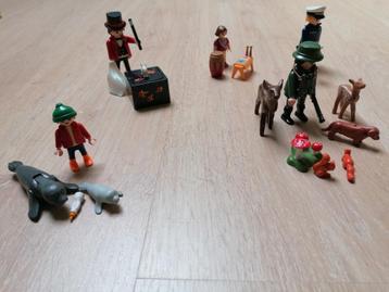 Playmobil goochelaar, jongen met dolfijnen, jager,..., Enlèvement ou Envoi, Comme neuf