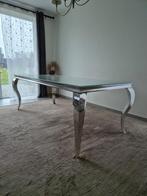 Eettafel l 200cm b 95cm h74cm melkglas, Huis en Inrichting, Ophalen, Gebruikt, 50 tot 75 cm, 200 cm of meer