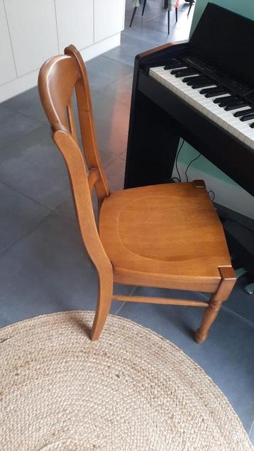 Te koop eiken eetkamerstoelen, Klassiek, Comme neuf, Brun, Enlèvement