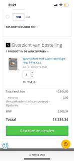 Nieuwe demo wasmachine 14kg  Diamond, Doe-het-zelf en Bouw, Reinigingsmachines, Ophalen of Verzenden, Zo goed als nieuw