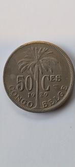 50 cent Congo Belge 1929, Envoi, Métal, Monnaie en vrac