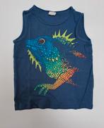 Mt 86 Donkerblauwe T-shirt zonder mouwen hagedis, Kinderen en Baby's, Babykleding | Maat 86, Gebruikt, H&M, Ophalen of Verzenden