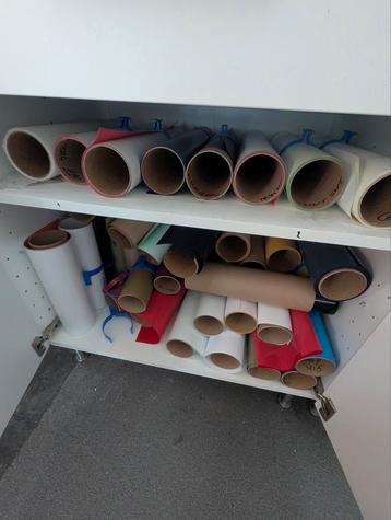 Textiel vinyl  beschikbaar voor biedingen