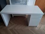 Witte buro Ikea Malm, Maison & Meubles, Bureaux, Enlèvement, Bureau