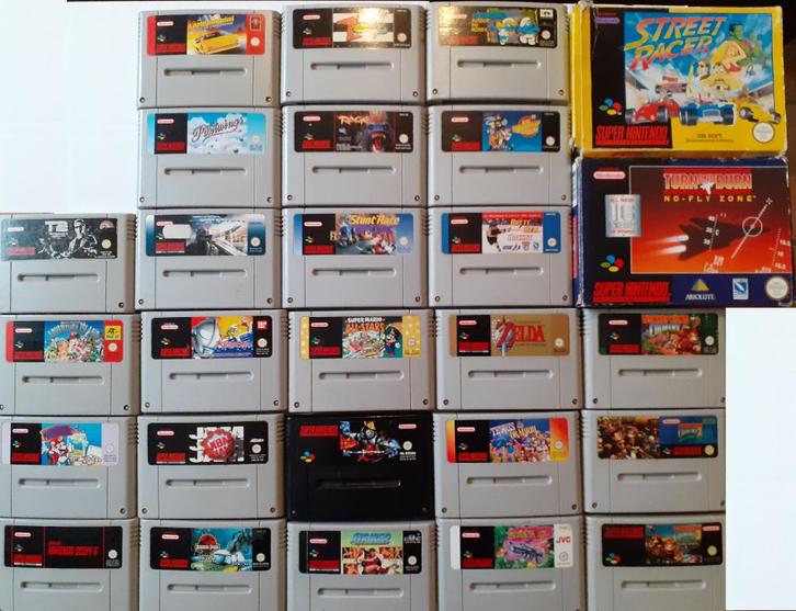 nintendo super nintendo games!!!!!!!!!, Games en Spelcomputers, Games | Nintendo Super NES, Gebruikt, Ophalen of Verzenden