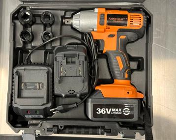 NIEUW Slagmoersleutel - 36 Volt - 2 Batijeren beschikbaar voor biedingen