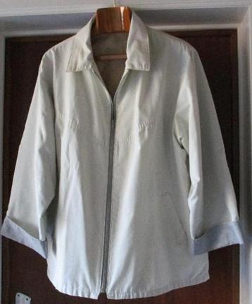 Veste imperméable écrue pour femme MADE IN BELGIUM taille L, Taille 42/44 (L), Enlèvement ou Envoi, Autres couleurs, Made in Belgium