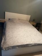 Malm bed ikea 160x200cm met 4 bedlades in goede staat, Ophalen, Zo goed als nieuw, Wit