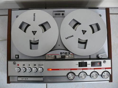 Prima spelende Aristona 9123 4 sporen 2 snelheden, Audio, Tv en Foto, Bandrecorder, Bandrecorder, Met stofkap, Met banden, Ophalen of Verzenden