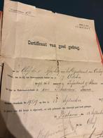 Origineel certificaat Militair Nederlands-Indië,Batavia 1896, Verzamelen, Militaria | Algemeen, Verzenden