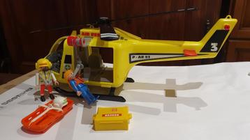 Hélicoptère de sauvetage playmobil