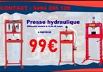 Nieuwe hydraulische pers vanaf 99€ Tel 0494 265128, Ophalen of Verzenden