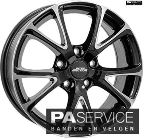 Nieuw 17 inch FPblack Interaction Renault Clio set incl band, Auto-onderdelen, Banden en Velgen, Velg(en), 17 inch, Ophalen of Verzenden