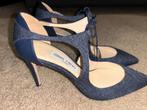 Jimmy Choo Blauwe Stiletto Hakken Maat 38, Verzenden, Zo goed als nieuw