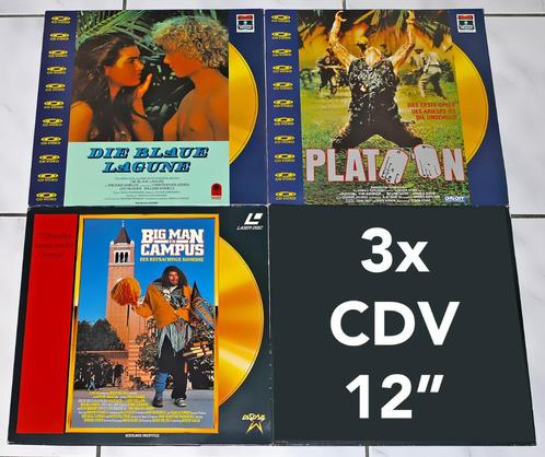 3x CD Video Film The blue lagoon Platoon Big man campus neuf, CD & DVD, DVD | Action, Comme neuf, Tous les âges, Enlèvement ou Envoi