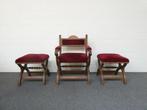 Driestel stoelen voor priester en diakens, Antiek en Kunst, Ophalen