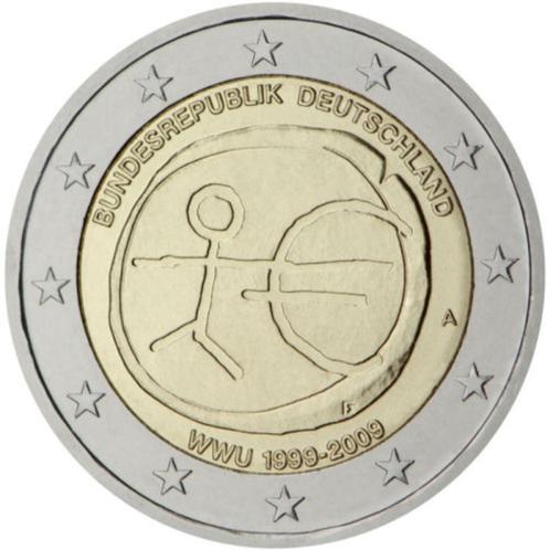 Speciaal 2 euro muntstuk €2 Duitsland 2009 letter J en F, Postzegels en Munten, Munten | Europa | Euromunten, Losse munt, 2 euro