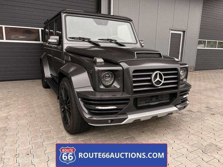 Mercedes-Benz G55 AMG Mansory | 2011 | Route 66 Auctions, Auto's, Mercedes-Benz, Bedrijf, Te koop, G-Klasse, Benzine, Overige carrosserie