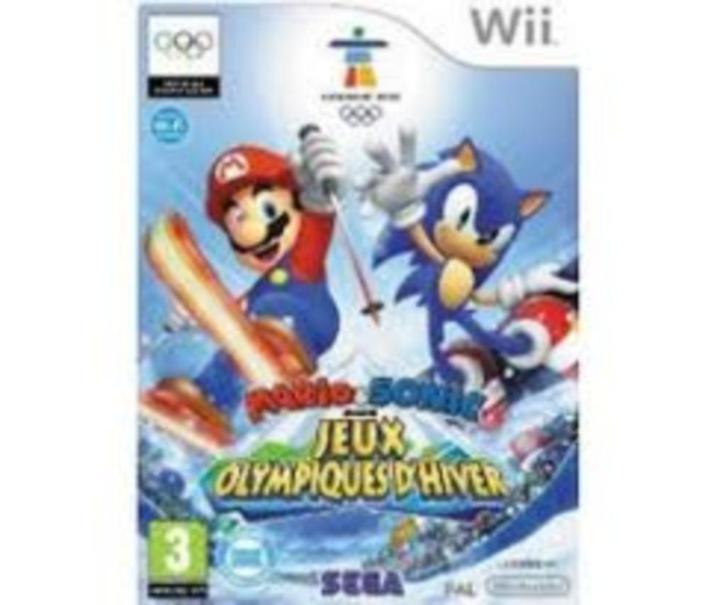Mario & Sonic aux Jeux Olympiques D'Hiver (Wii)., Consoles de jeu & Jeux vidéo, Jeux | Nintendo Wii, Utilisé, Sport, 3 joueurs ou plus