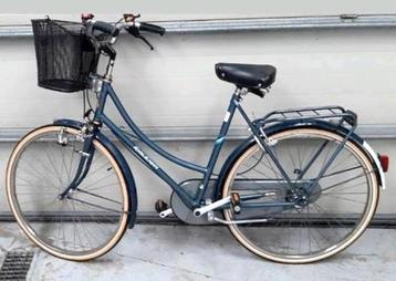 🚲top Raleigh blauwe damesfiets met mand be beschikbaar voor biedingen
